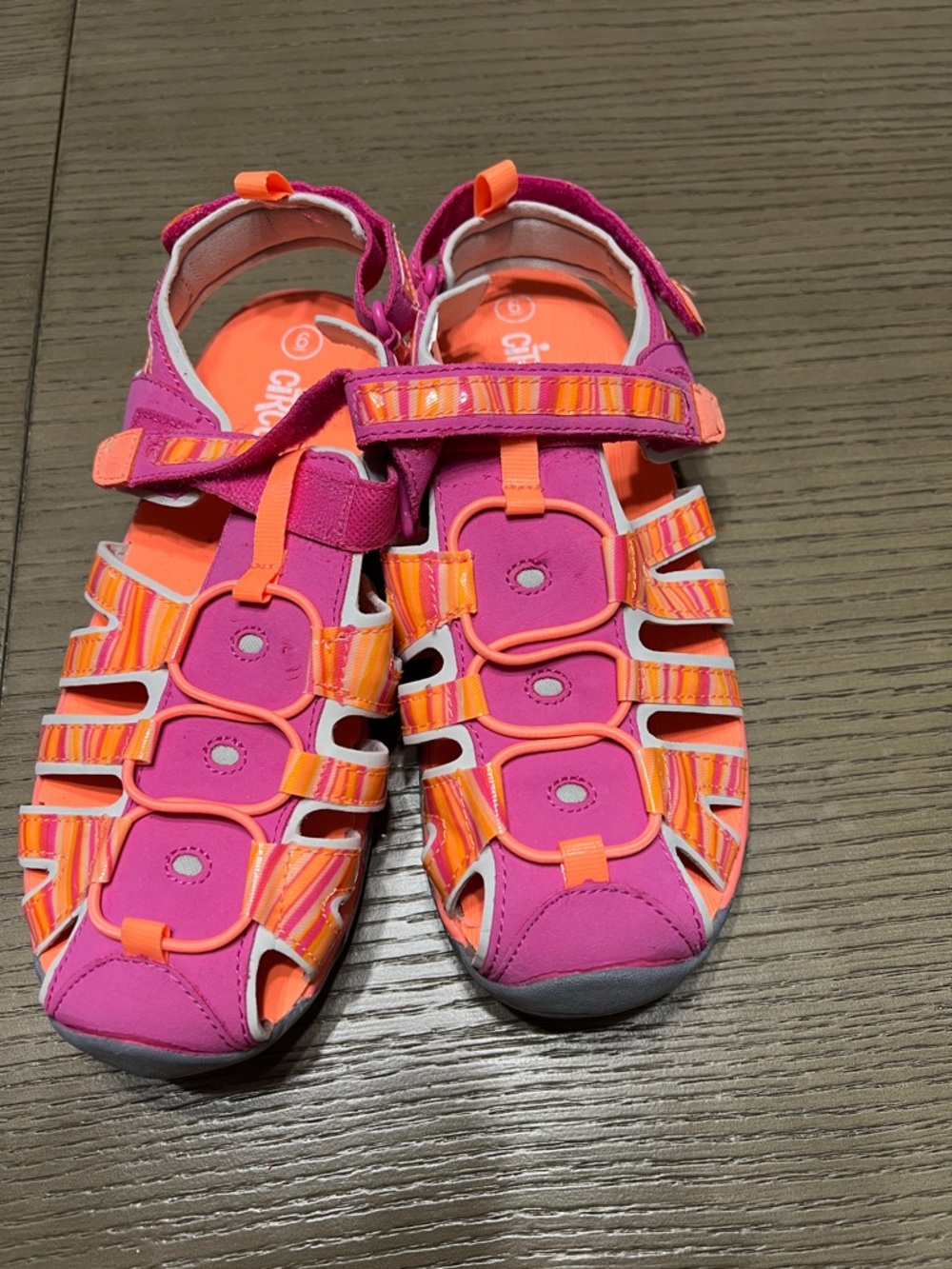 Pink & Orange Active Sandals - Breathable Summer Shoes